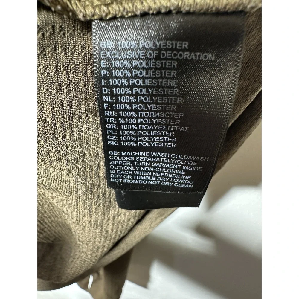 The North Face Shirt Mens Med Brown Flash Dry 1/4 Zip Pullover Long Sleeve Base